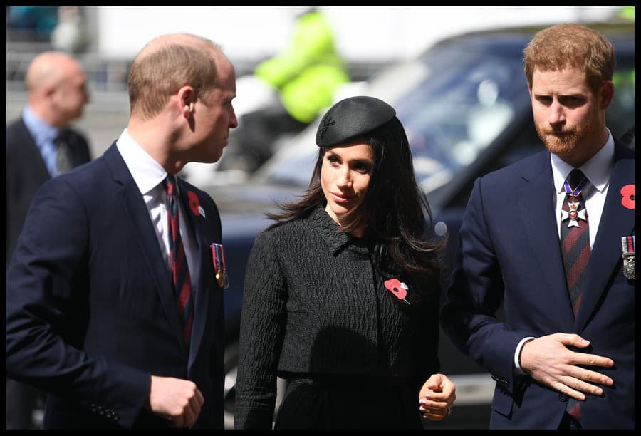 William, Harry a Meghan