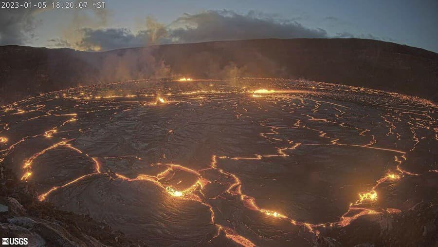 Erupcia havajskej sopky Kilauea