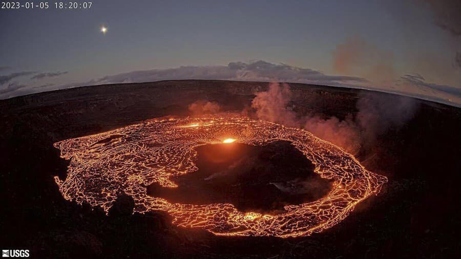 Erupcia havajskej sopky Kilauea