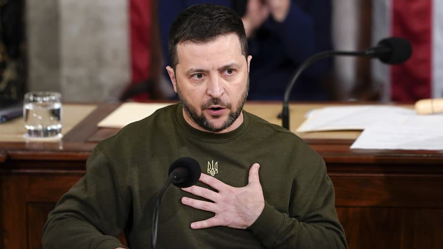 Ukrajinský prezident Volodymyr Zelenskyj.