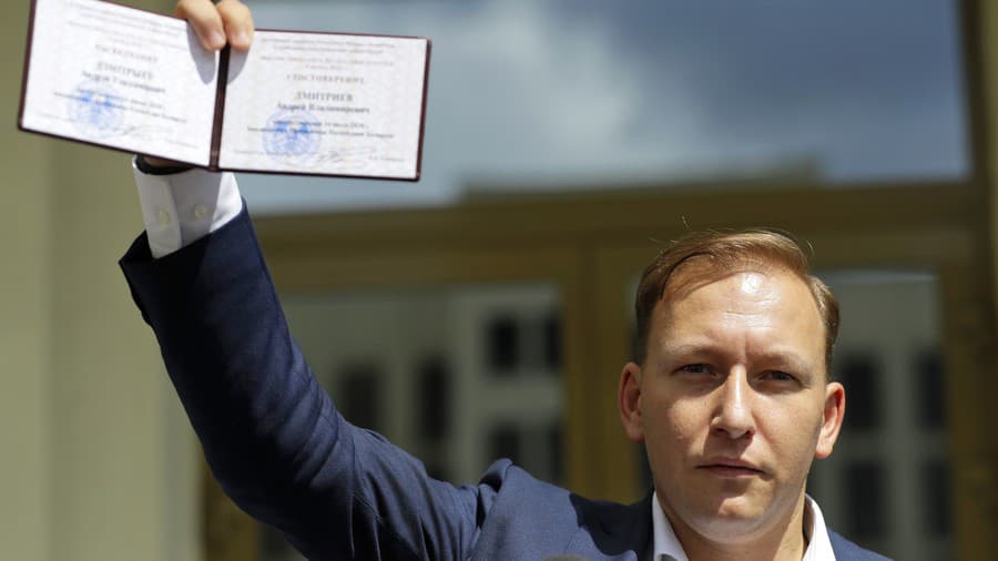 Bieloruský opozičný politik Andrej
