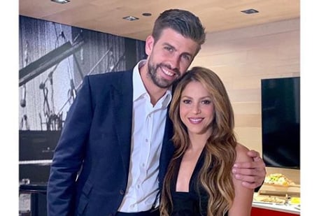 Speváčka Shakira a futbalista