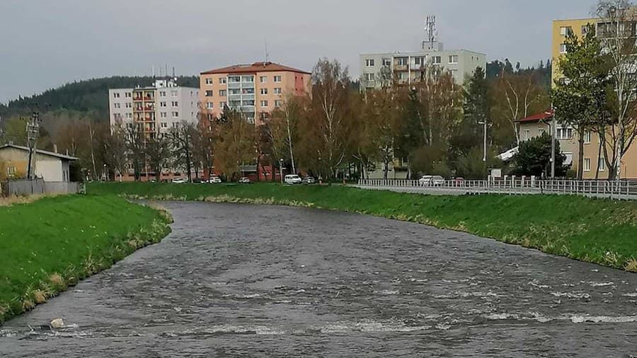 Rieka Poprad v Kežmarku.