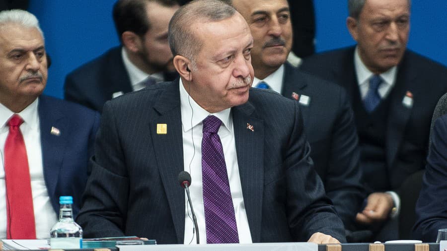 Na snímke turecký prezident