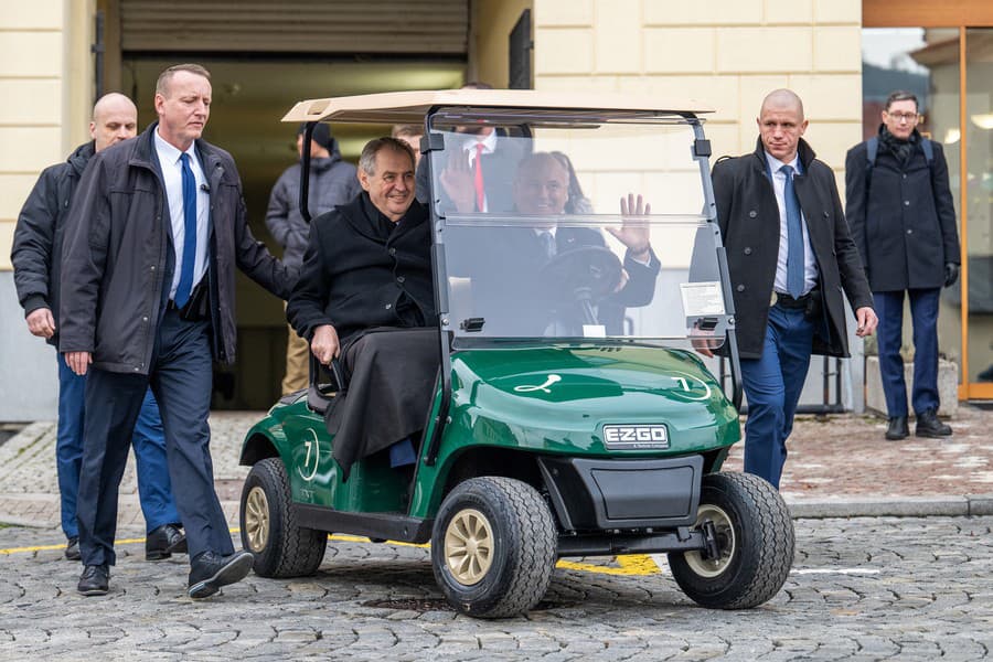 Český prezident Miloš Zeman