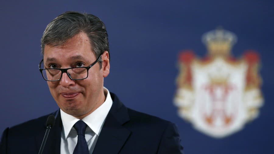 Srbský prezident Aleksandar Vučič