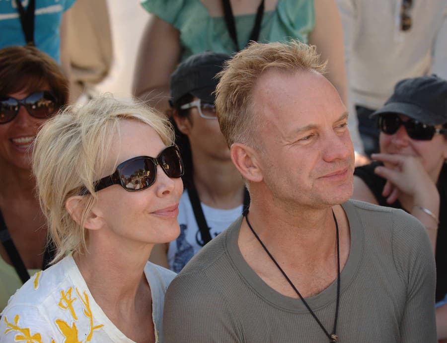 Sting a Trudie Styler.