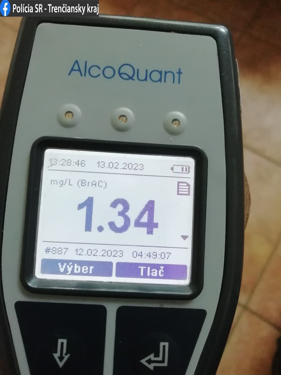 Opitý muž odcudzil auto, po nehode s ním skončil v kríkoch.
