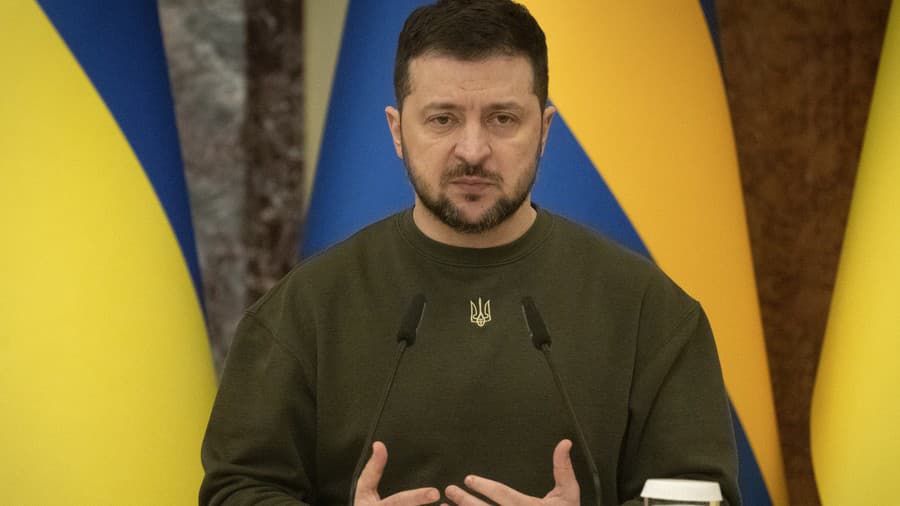 Ukrajinský prezident Volodymyr Zelenskyj.