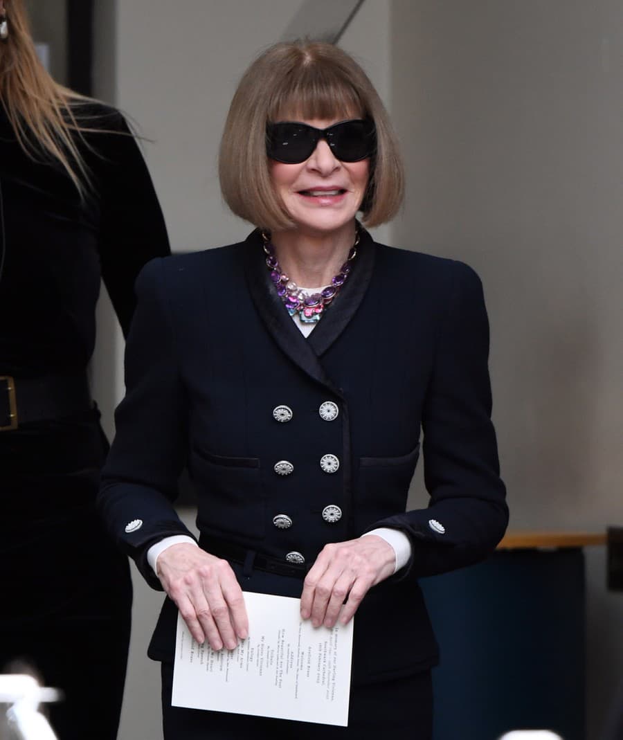 Novinárka Anna Wintour na