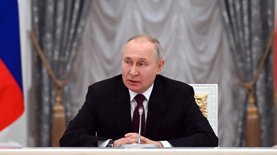 Vladimír Putin, prezident Ruska.