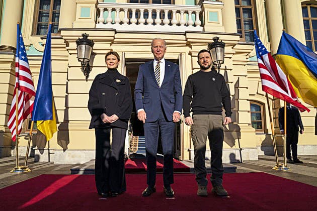Prezident Biden navštívil Ukrajinu