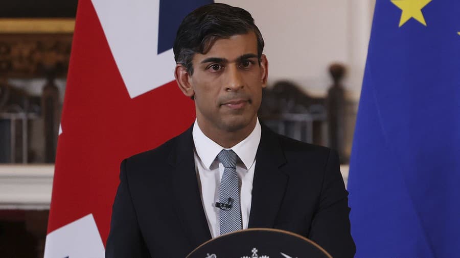 Britský premiér Rishi Sunak