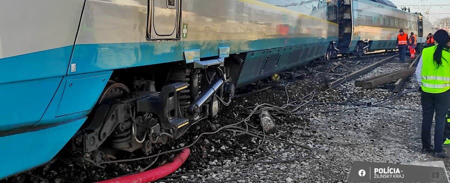 Nehoda na železnici v Žiline.