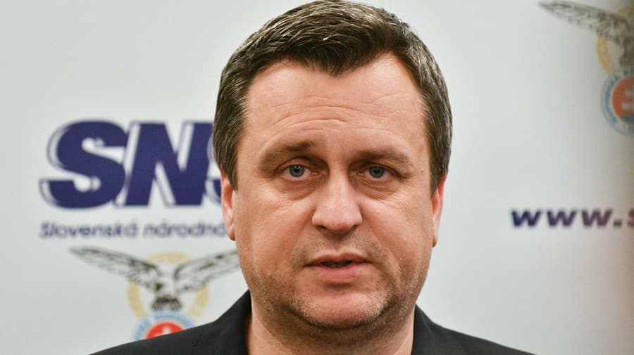 Na snímke predseda Slovenskej národnej strany (SNS) Andrej Danko.