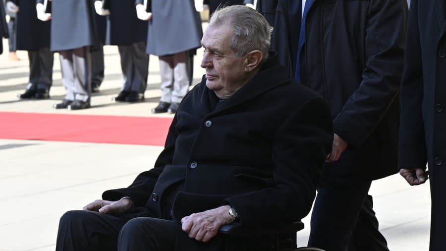 Končiaci český prezident Miloš
