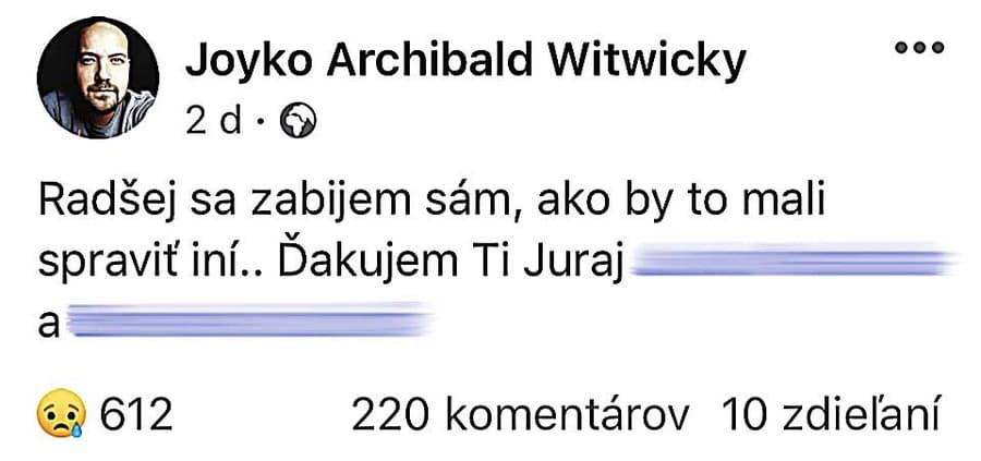 Jozefov status stále desí. 