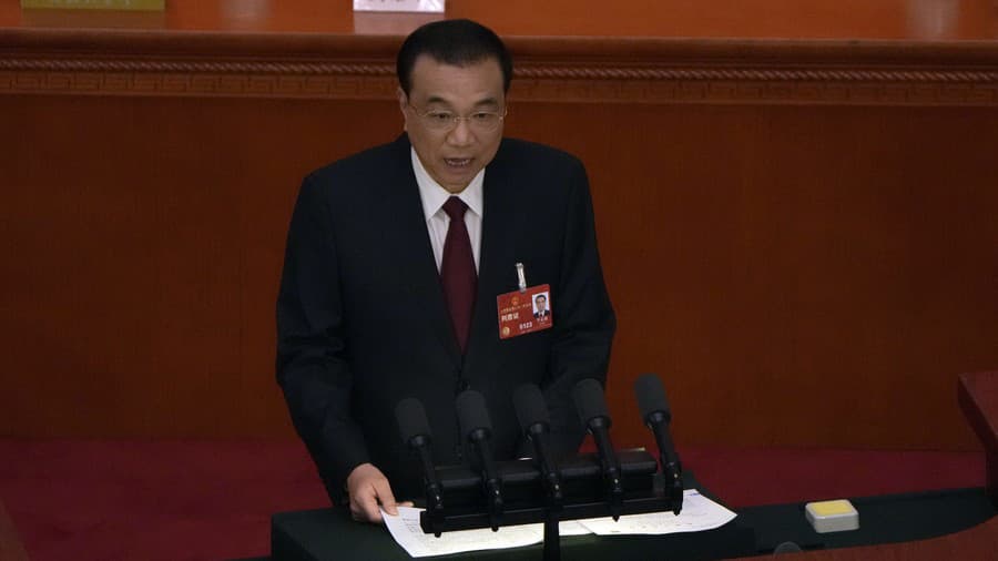 Čínsky premiér Li Kche-čchiang.