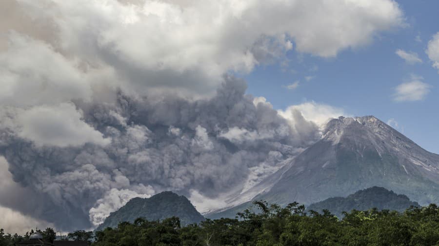 Sopka Merapi sa pripomenula