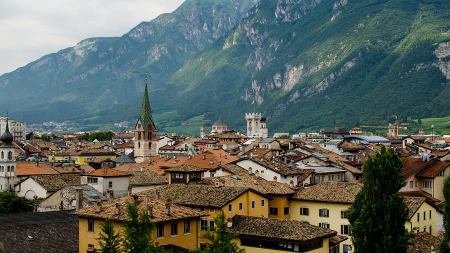 Panoráma mesta Trento