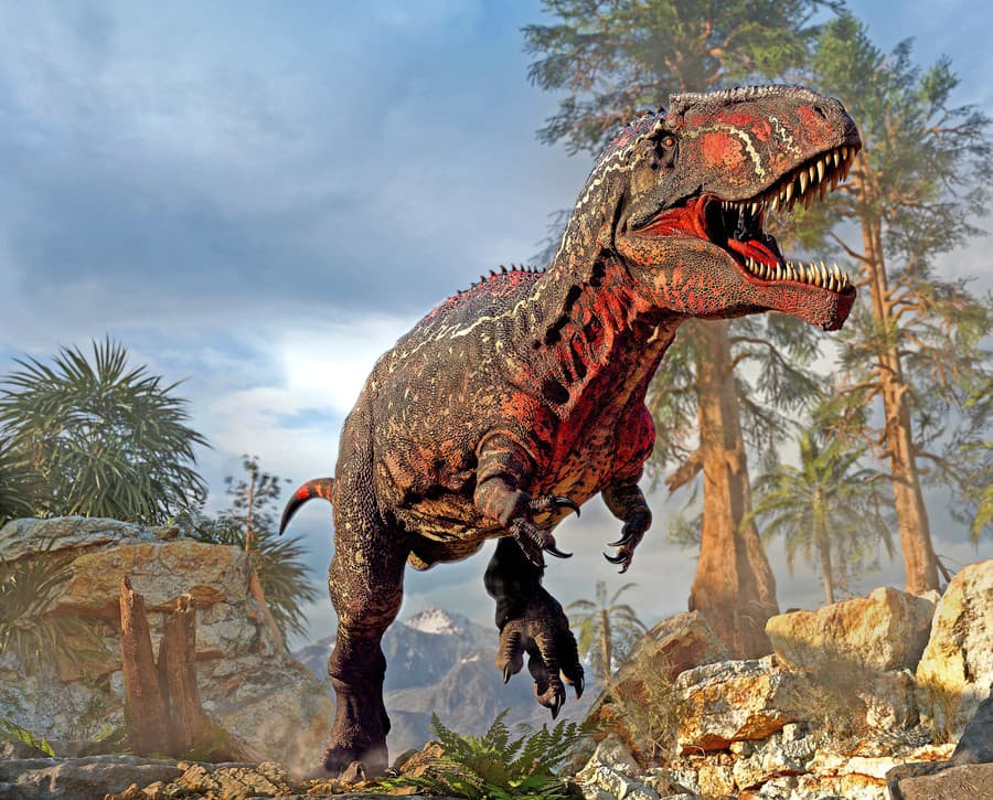 T-Rex bol obávaný predátor.