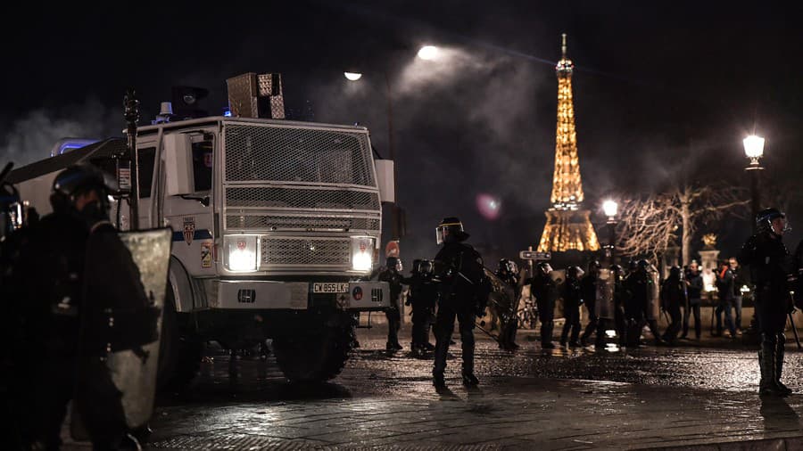 Nepokoje boli v Paríži