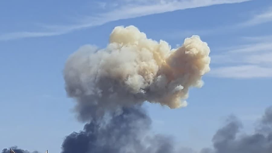 Výbuch zničil ruské rakety
