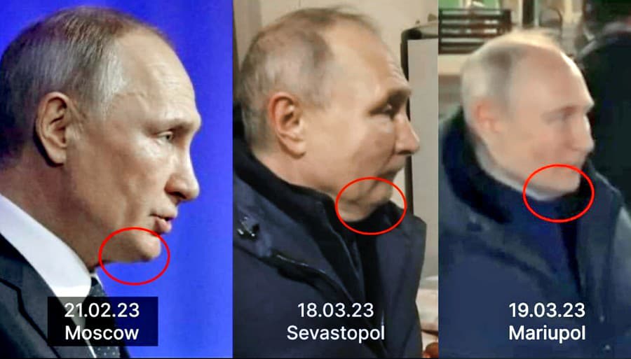 Putinov výzor vyvolal špekulácie o tom, že používa dvojníkov.