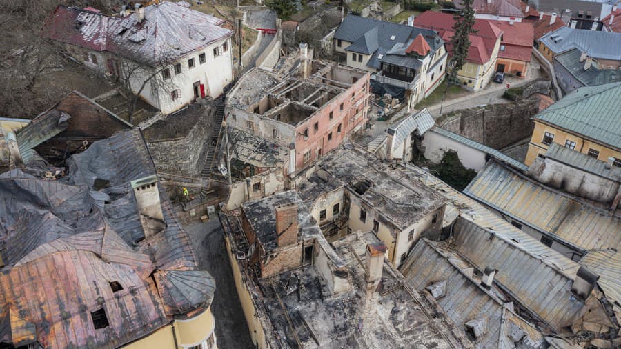 Požiar v historickom centre