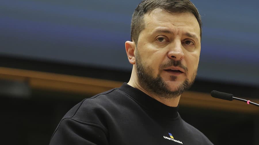  Ukrajinský prezident Volodymyr Zelenskyj.