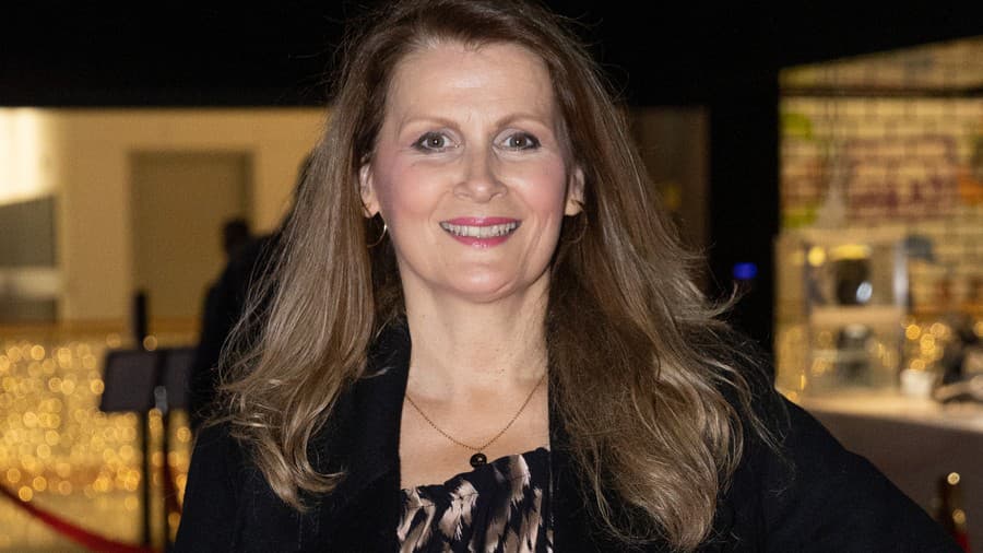 Katka Brychtová, herečka a moderátorka.