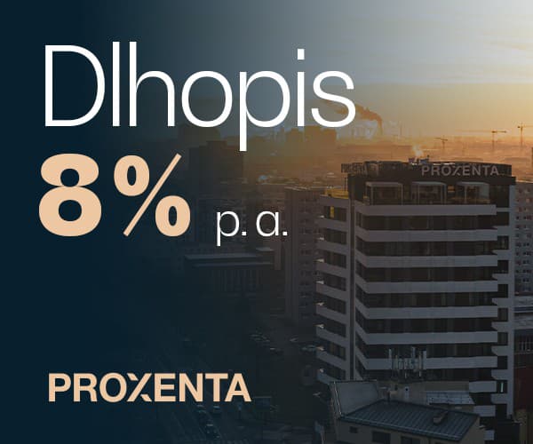 Dlhopis PROXPER 8/26 vydala investičná skupina Proxenta