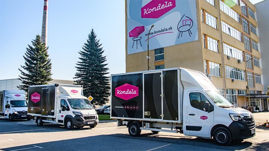 Predajca nábytku Kondela zaviedol ekologickú dopravu tovaru.