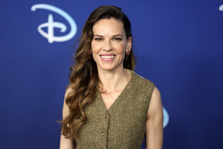 Herečka Hilary Swank.