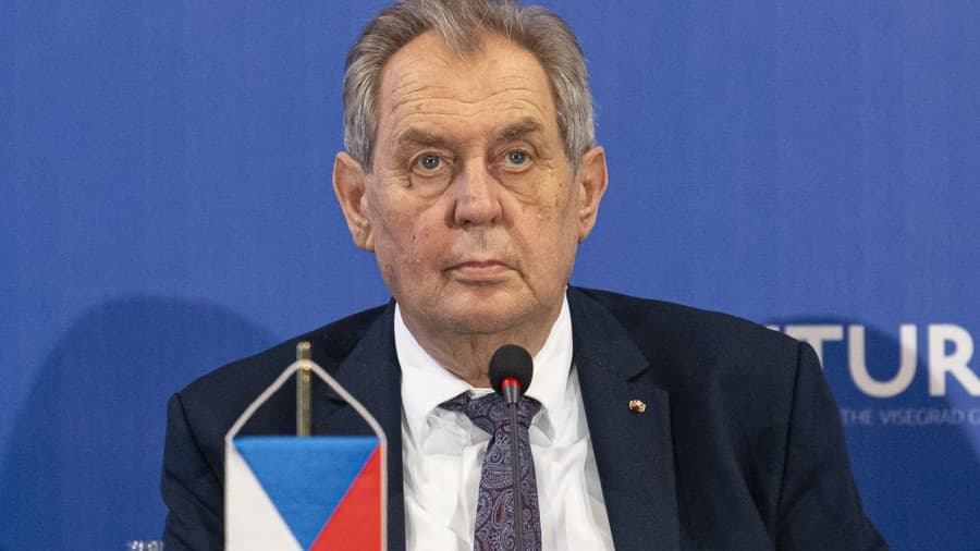 Český prezident Miloš Zeman.