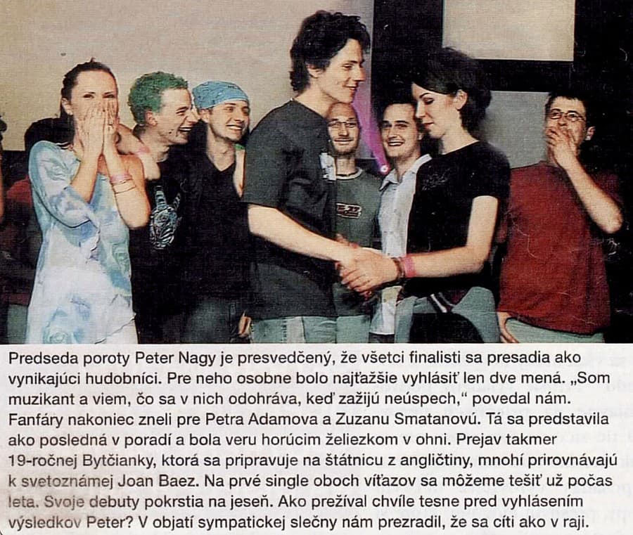 2003 - Počas súťaže