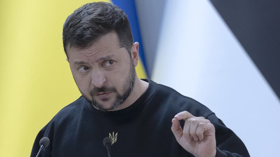 Ukrajinský prezident Volodymyr Zelenskyj.