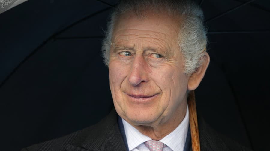 Na snímke britský kráľ Karol III.