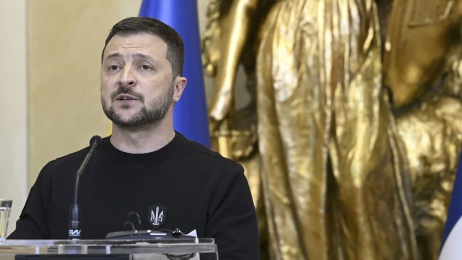 Ukrajinský prezident Volodymyr Zelenskyj.