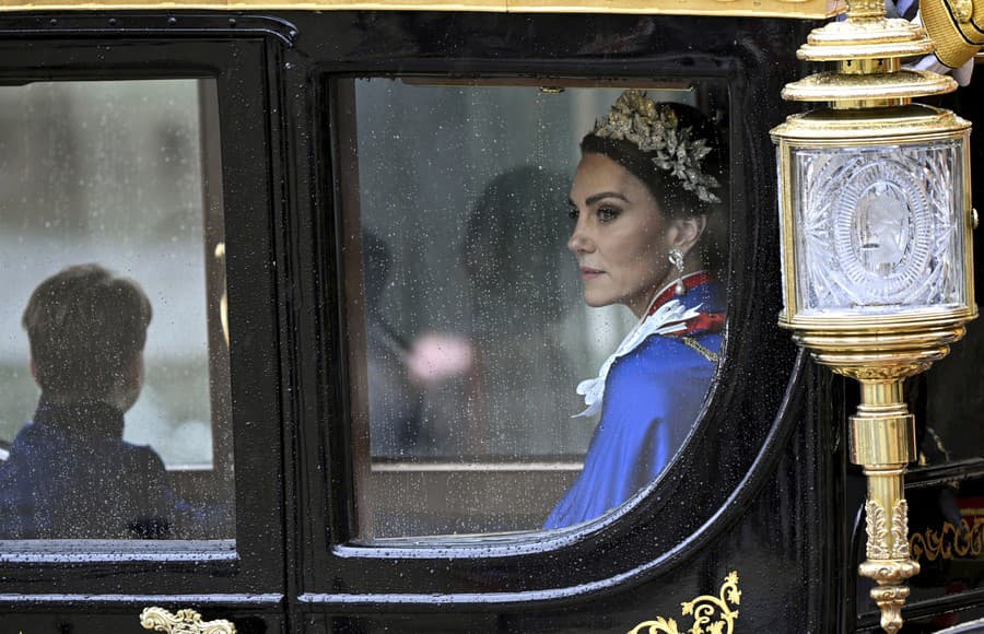 Princezná Kate na korunovácii
