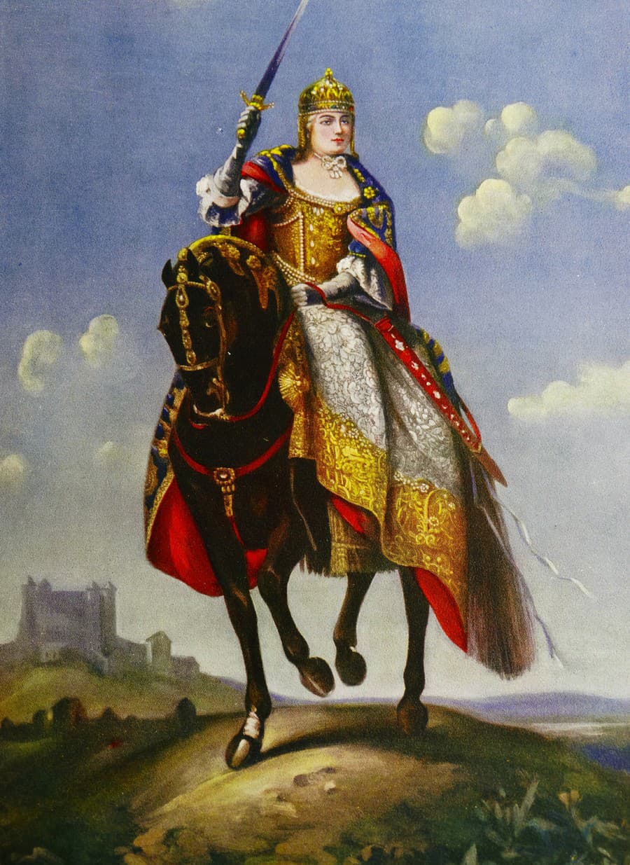 Mária Terézia: Zaujímavosťou jej korunovácie v júni 1741 bolo, že ju korunovali ako mužského vládcu.