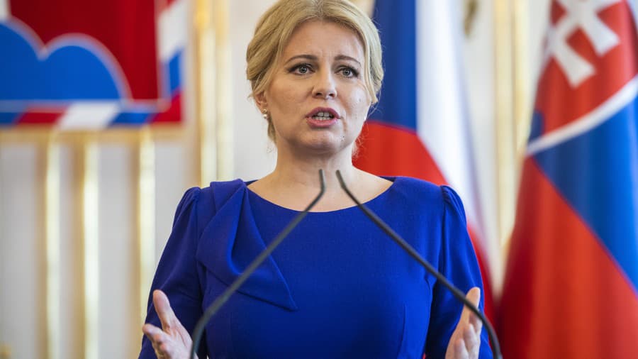 Na snímke slovenská prezidentka