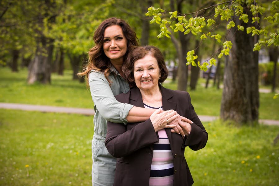 Karin Majtánová (49) a mama Marta (78)