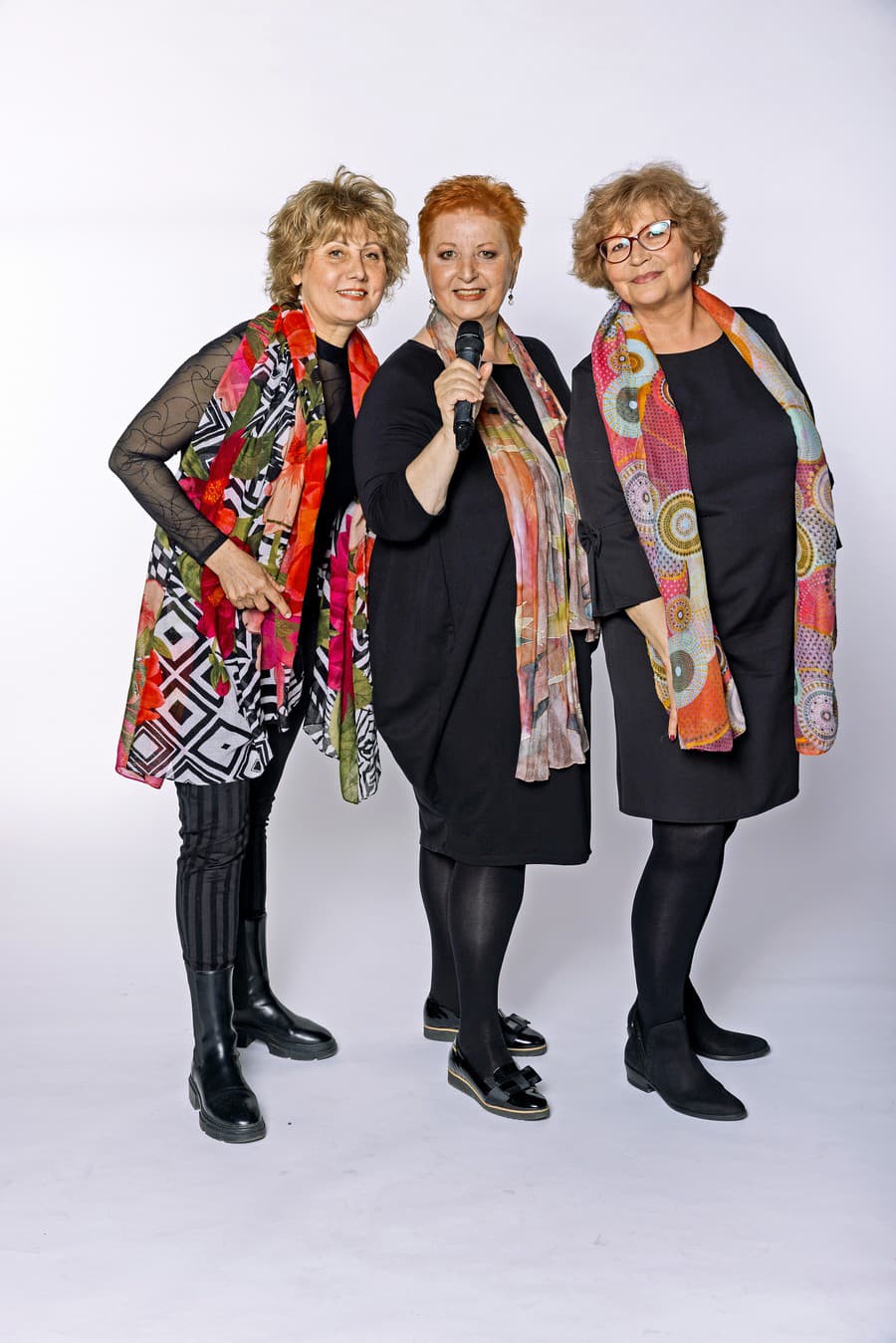 Vokálne trio TREND - Barbora Ružová (65), Viera Briestenská (69) a Anna Chvosteková (63)