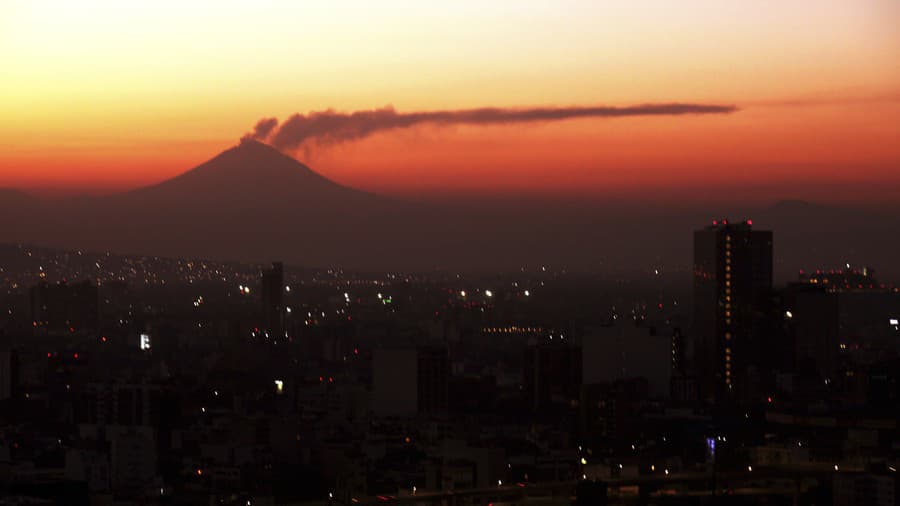 Popocatépetl je aktívna sopka
