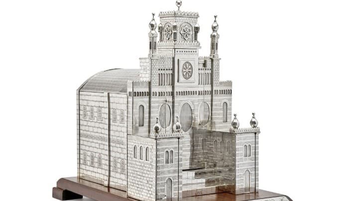 Modely synagógy zo Zámockej