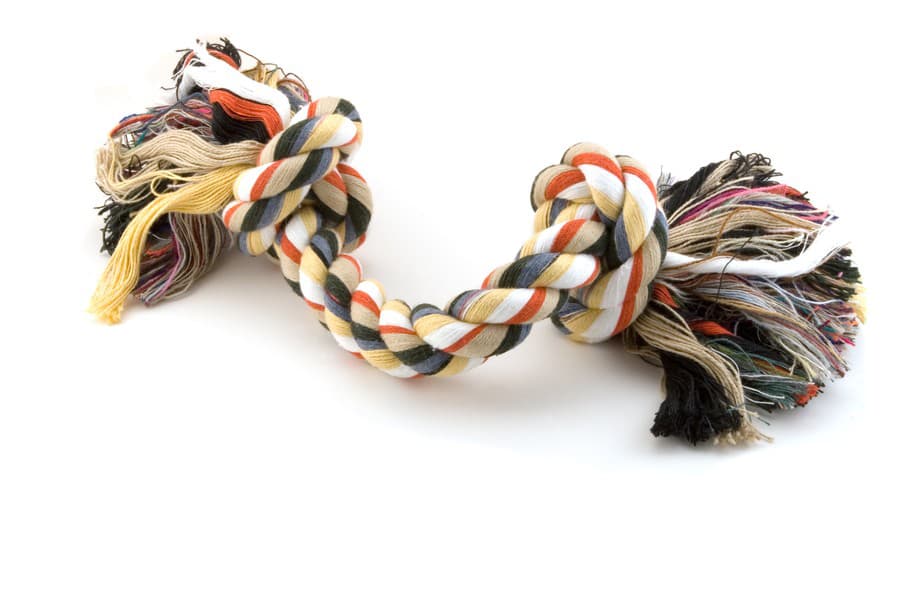 Chewable dog toy rope