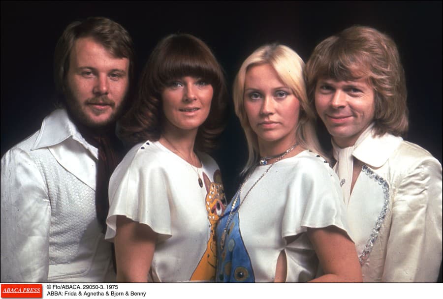 Skupina ABBA na archívnych