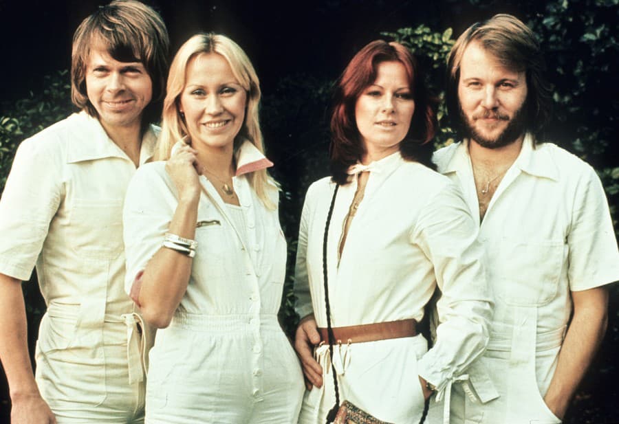 Skupina ABBA na archívnych