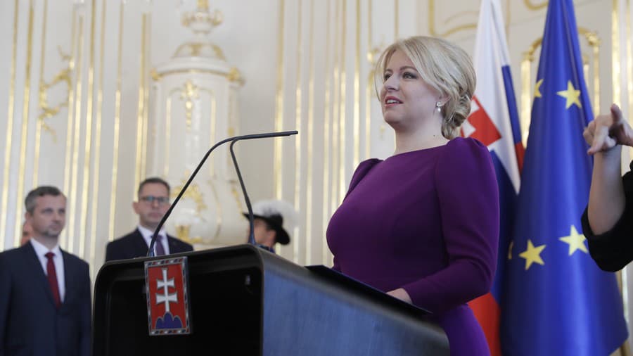 Prezidentka Zuzana Čaputová.
